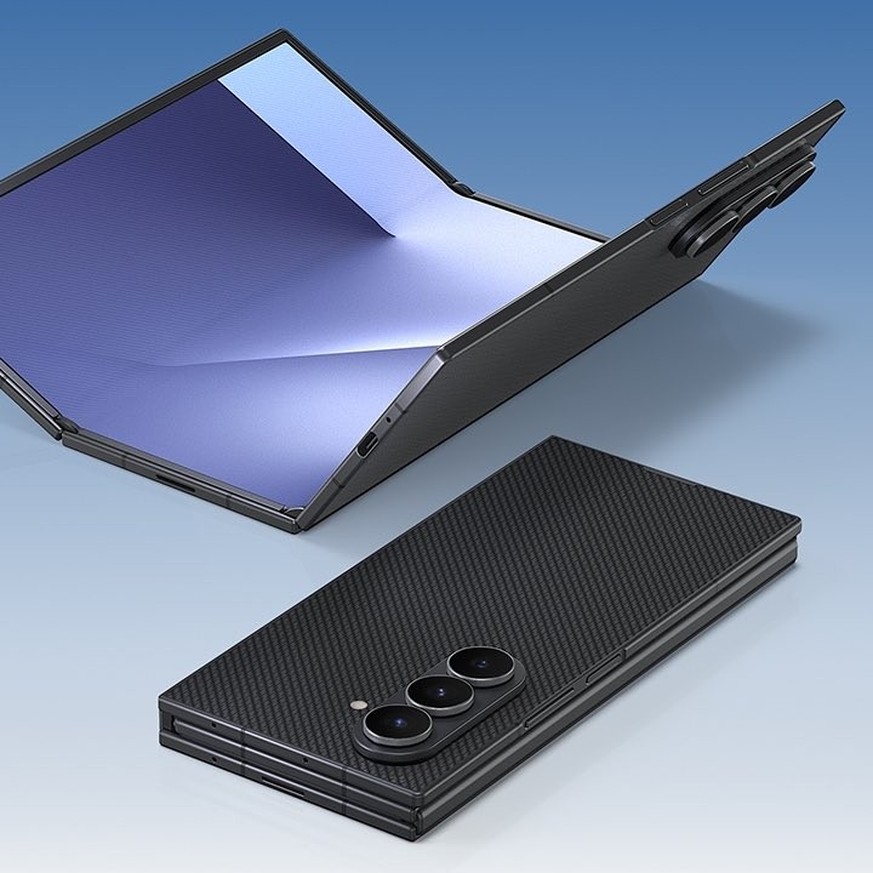 Aus Smartphone wird Tablet: Das Galaxy Z TriFold lässt sich doppelt aufklappen.