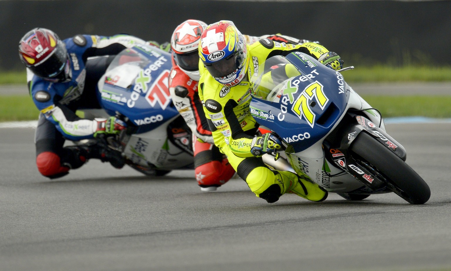 Dominique Aegerter vor dem Rest: Das Bild aus dem Qualifying möchte er im Rennen wieder sehen.