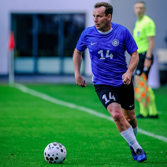Estonia vs Andorra national teams friendly game Konstantin Vassiljev in action during Estonia vs Andorra football national teams friendly game in Tallinn, Estonia 09.09.2025 Tallinn A Le Coq Arena Est ...