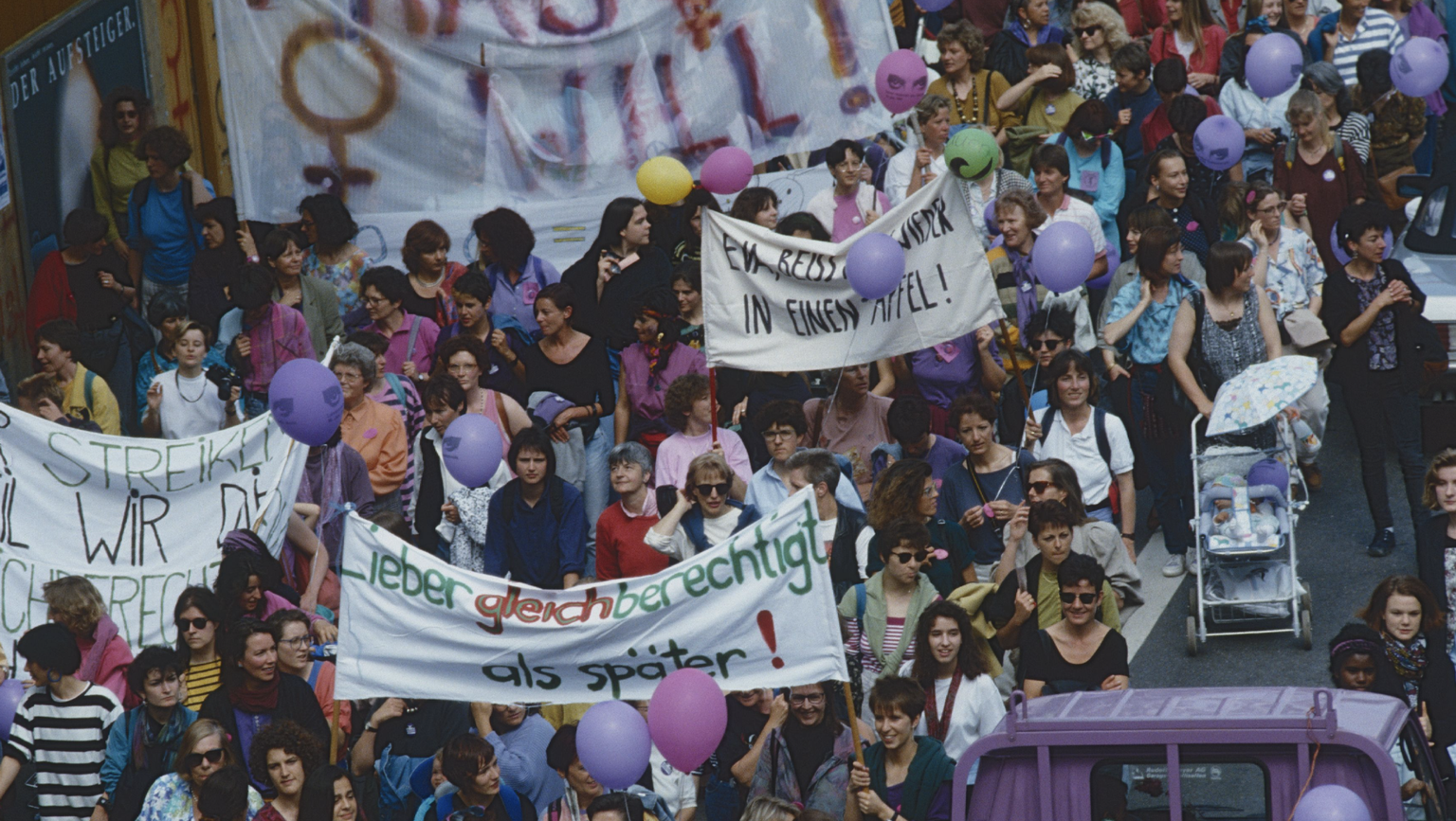 Zürich, Frauenstreiktag, 1991.