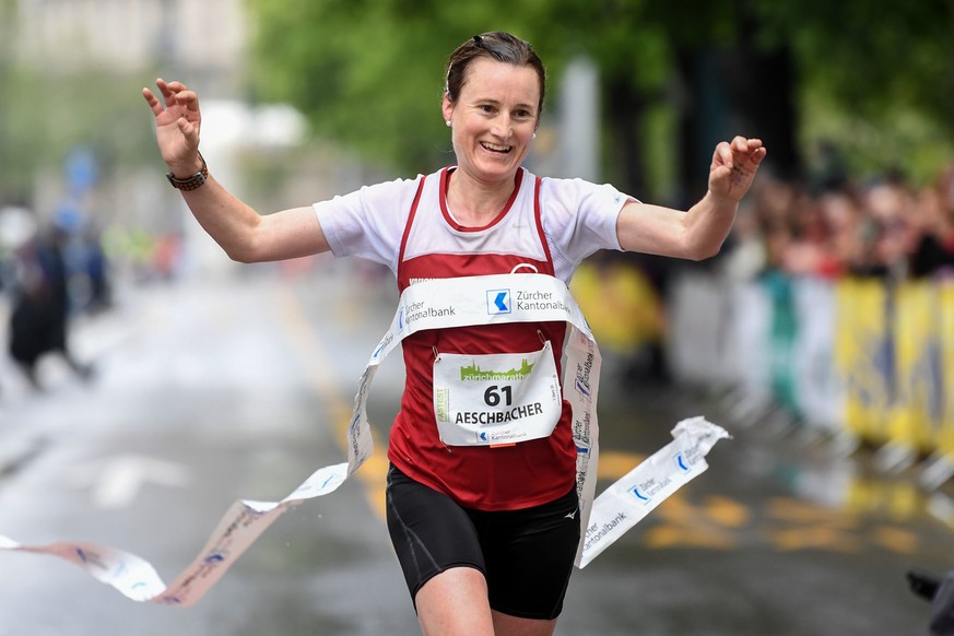 Daniela Aeschbacher war 2016 am Zürich Marathon mit 2:47:39,9 Stunden die schnellste Frau.