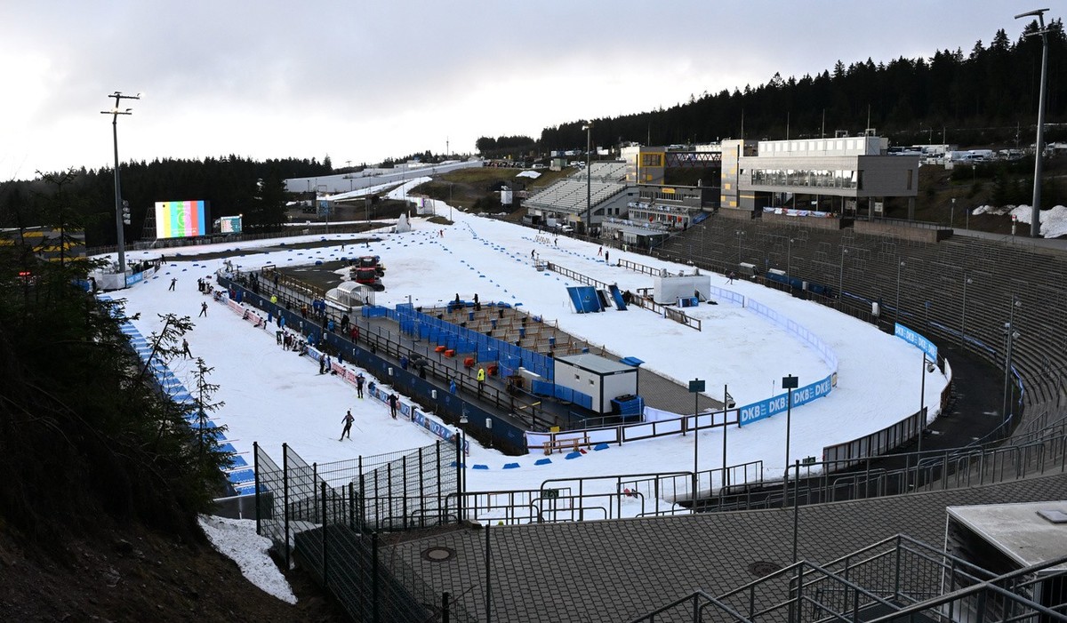 L'Arena am Rennsteig d'Oberhof est passée d'une capacité de 25'000 à 28'000 personnes rien que pour organiser les derniers Championnats du monde.
