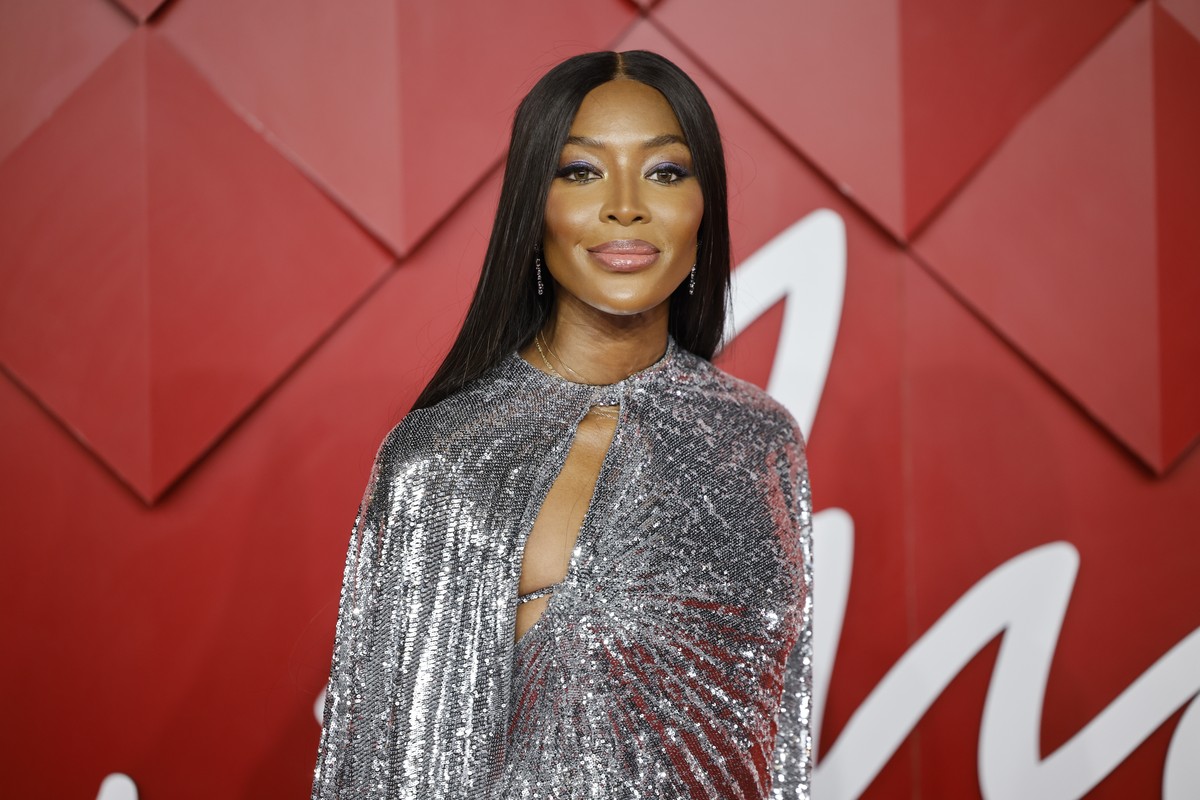 epa10350694 British model Naomi Campbell arrives for the Fashion Awards 2022 at the Royal Albert Hall in London, Britain, 05 December 2022. The gala event raises money to nurture future generations of ...