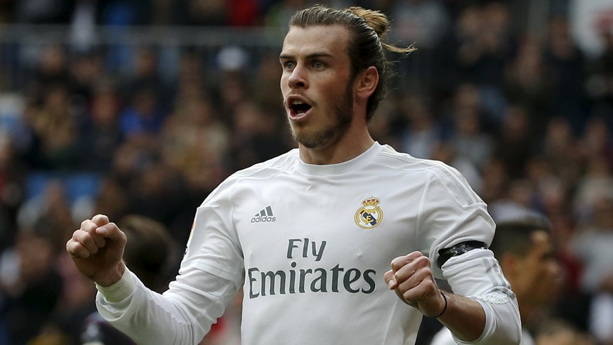 Eins, zwei, drei, VIER Tore steuert Gareth Bale zum Kantersieg bei.