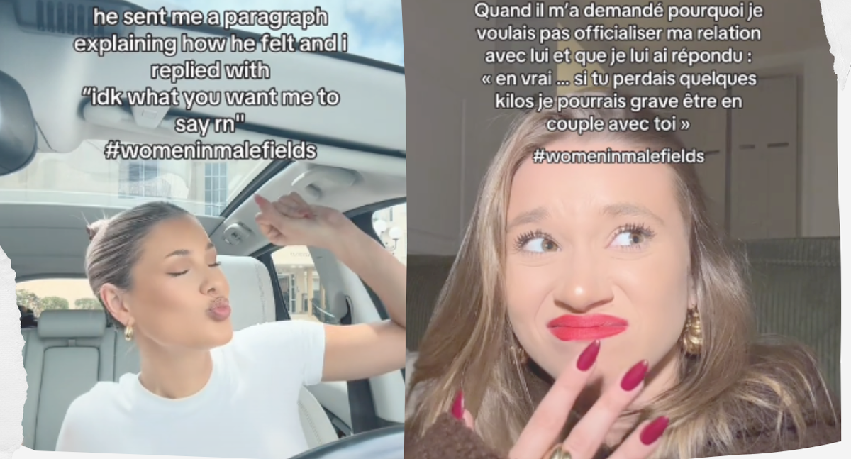 Un nouvelle tendance a émergé sur les réseaux sociaux. A travers le hashtag #womeninmalefields, les jeunes femmes dénoncent les inégalité de genre avec humour.