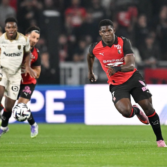 Stade Rennais FC v RC Lens - Ligue 1 McDonald s 2025/2026 07 Breel EMBOLO srfc during the Ligue 1 McDonald s match between Rennes and Lens at Roazhon Park on September 28, 2025 in Rennes, France. Renn ...