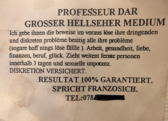 Keine Sorge, es ist genau das, wonach es aussieht: PICDUMP!
So gefunden in meinem Briefkasten beim Einzug vor 20 Jahren. Liebe es immer noch!