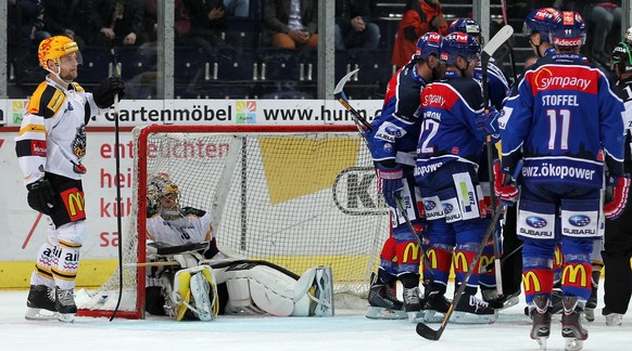 Lugano-Hüter Elvis Merzlikins ist bedient.