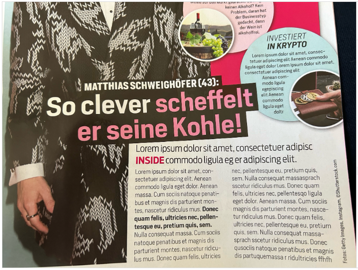 Fail in Promi-Magazin: So scheffelt Matthias Schweighöfer seine Kohle