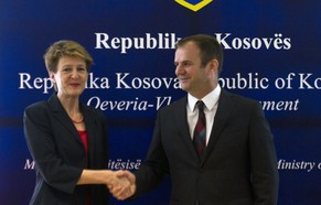 Justizminister Kuçi und Bundesrätin Sommaruga