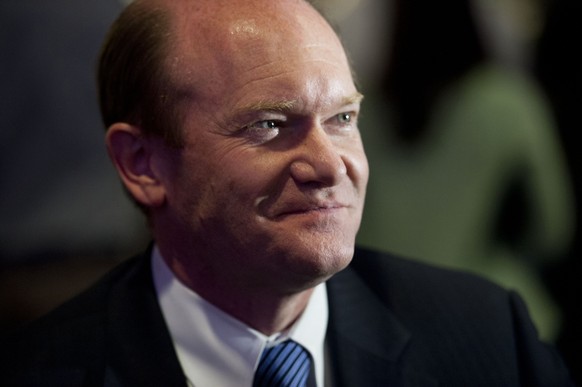 FILE - In this Nov. 6, 2012 file photo, Sen. Chris Coons, D-Del. is seen in Wilmington, Del. Supporters of the Iran nuclear deal are on the cusp of clinching the necessary Senate votes to keep the con ...
