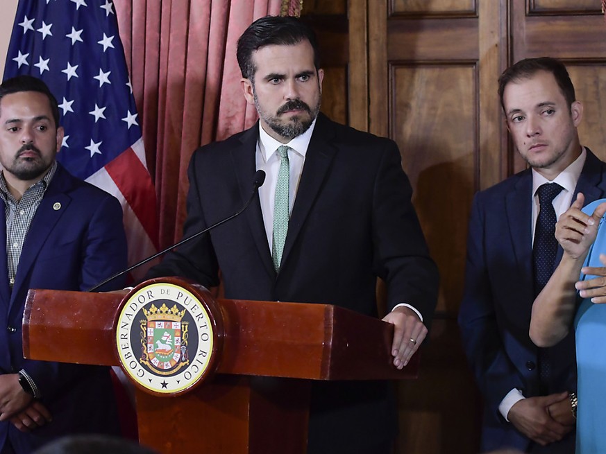 Seit Wochen wird gegen ihn demonstriert: Puerto Ricos Gouverneur Ricardo Rosselló. (Archivbild)