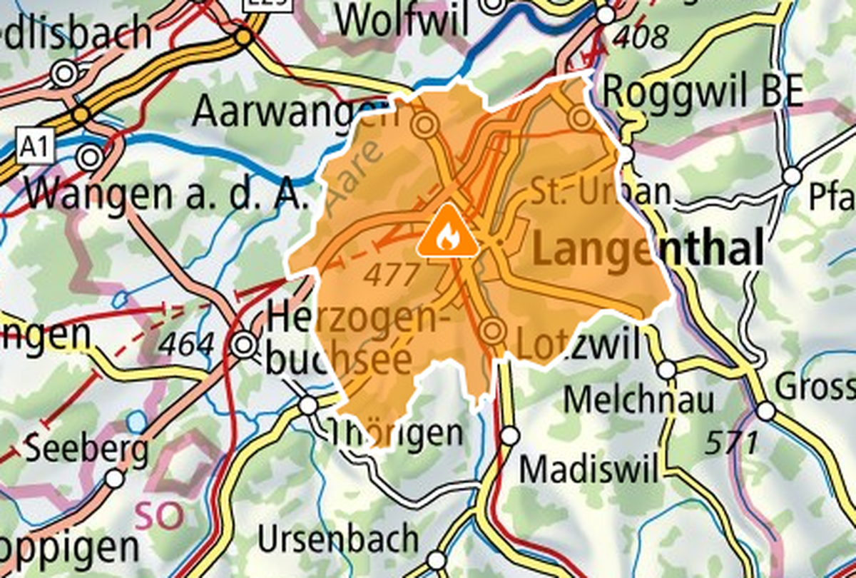 Brand in Langenthal BE. (28.07.2026)
