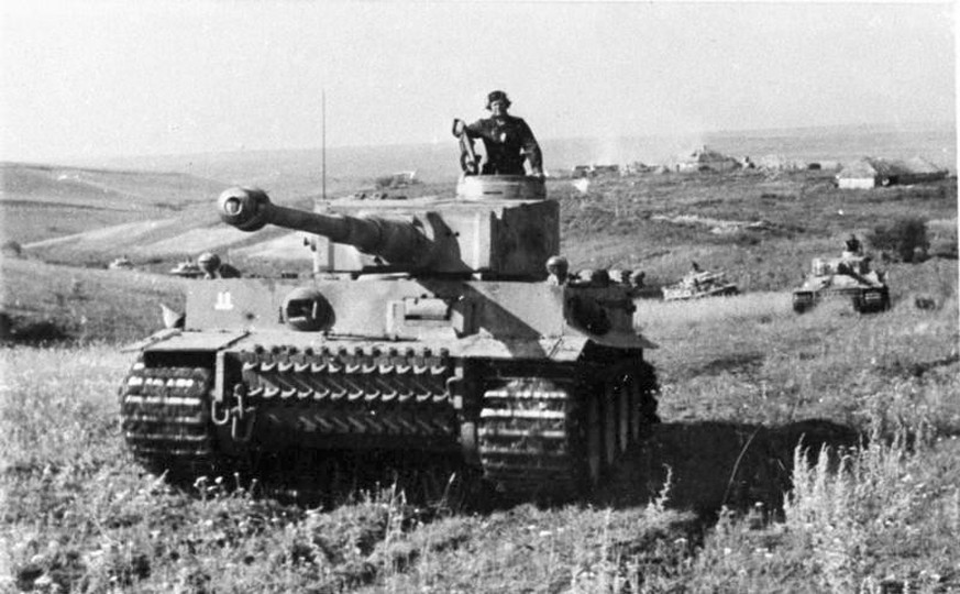 Ein «Tiger» der deutschen Wehrmacht in der Schlacht um Kursk.