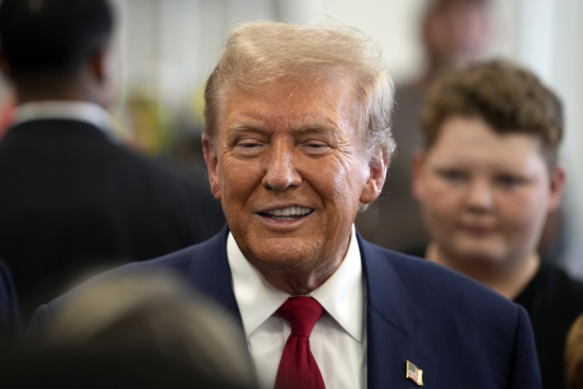 Republican presidential nominee former President Donald Trump visits the Shanksville Volunteer Fire Company in Shanksville, Pa., Wednesday, Sept. 11, 2024. (AP Photo/Matt Rourke)