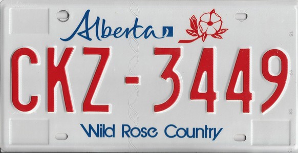 Kanada Auto Nummernschild