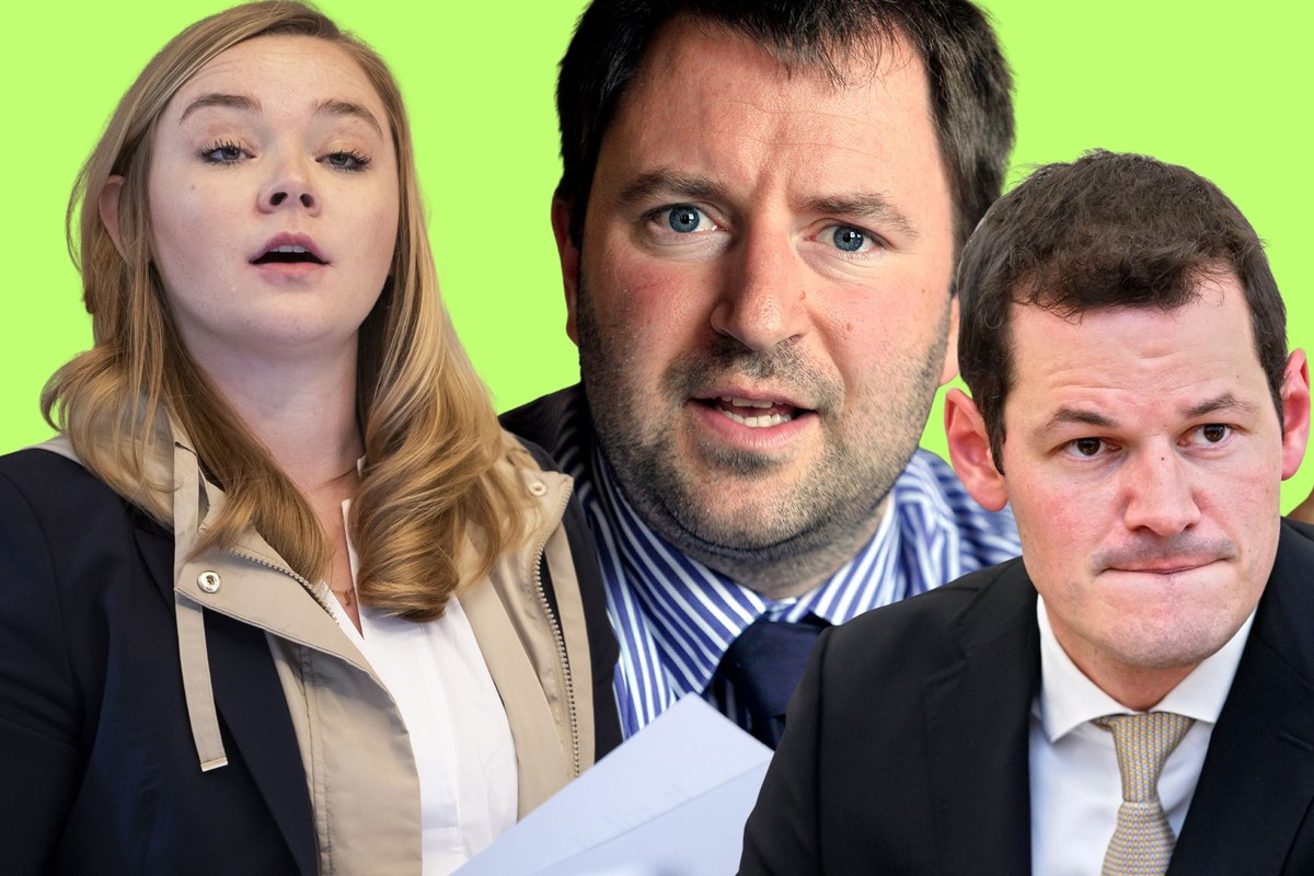 De gauche à droite: Valérie Dittli (VD), Frédéric Hainard (NE) et Pierre Maudet (GE).