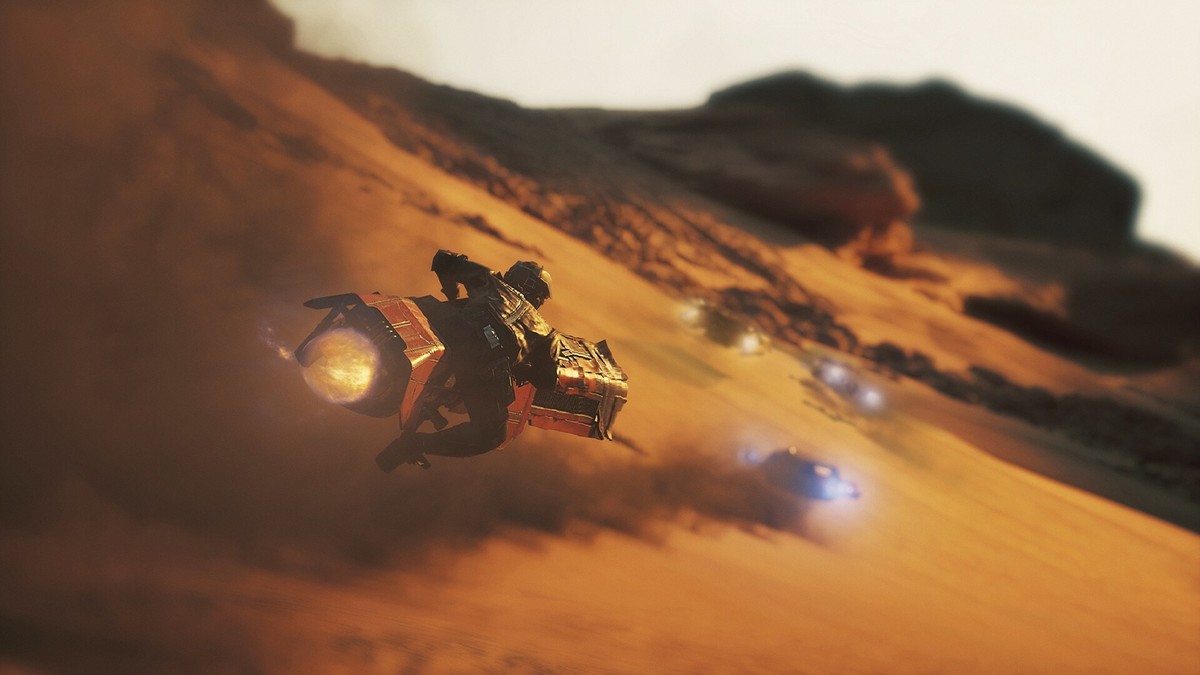 Der Geschwindigkeitsrausch in diesem «Star Wars»-Racing-Game ist intensiv.