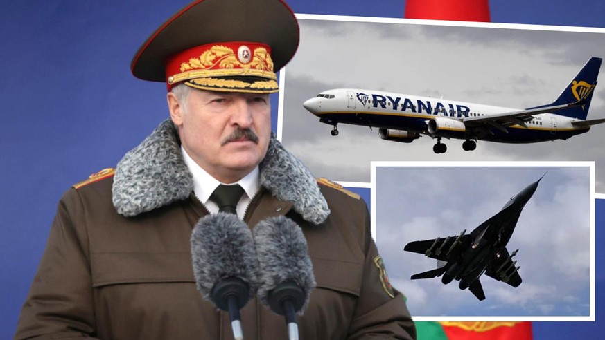 Der belarussische Machthaber Alexander Lukaschenko liess einen kommerziellen Linienflug in Minsk notlanden, um einen oppositionellen Blogger verhaften zu lassen.