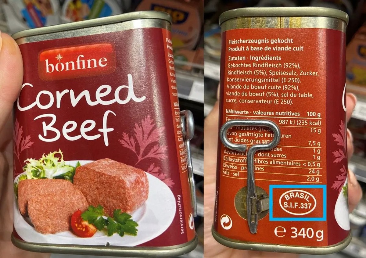 Corned Beef Brasilien Brazil