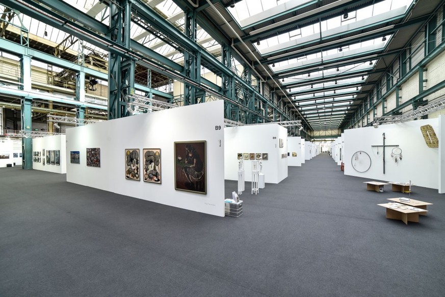 Die Messe Kunst 19 Zürich findet derzeit in den ABB-Hallen in Oerlikon statt.
