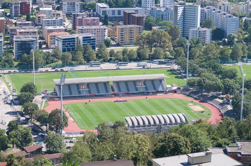 Das Stadio Cornaredo in Lugano.