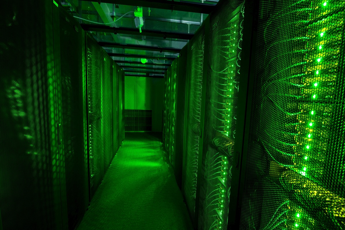Servers for data storage are seen at Advania's Thor Data Center in Hafnarfjordur, Iceland August 7, 2015. REUTERS/Sigtryggur Ari/File Photo