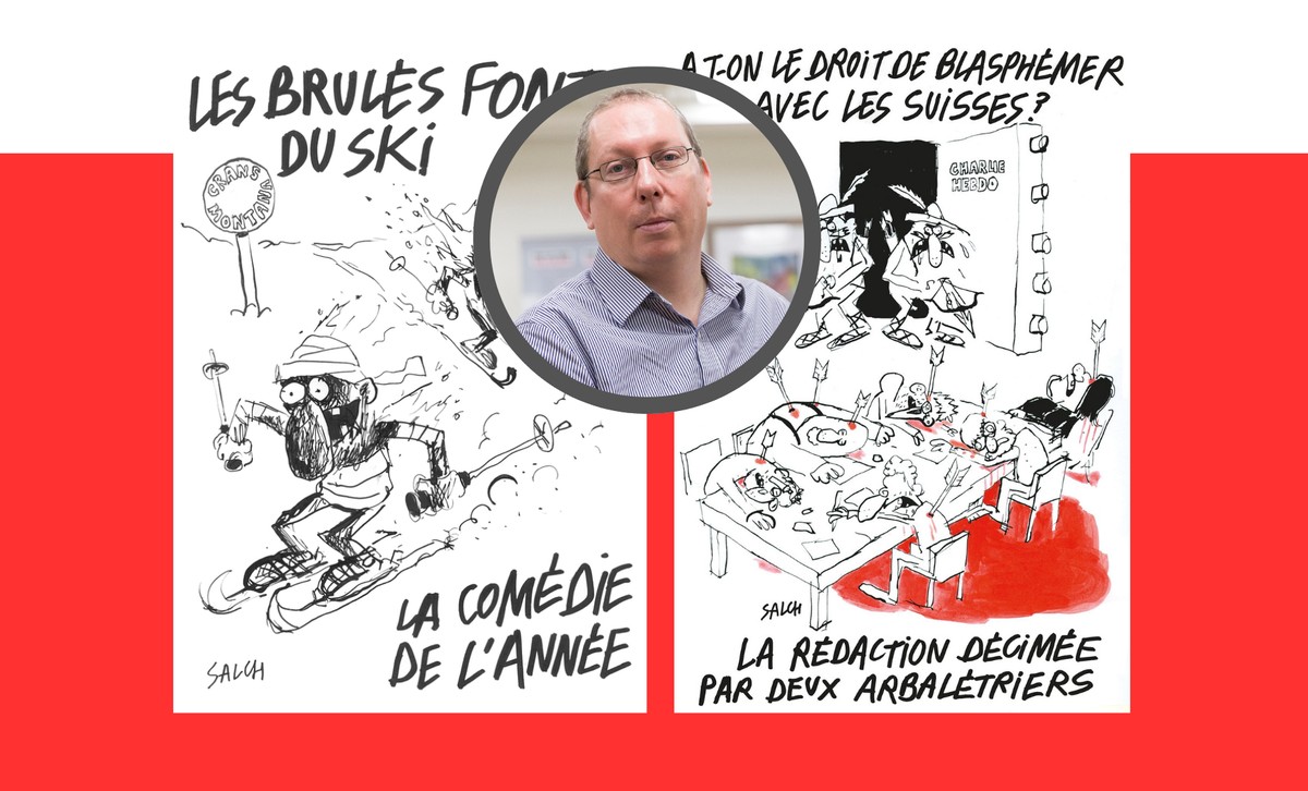 Stéphane Babey, rédacteur en chef de Vigousse réagit à la polémique provoquée par les dessins de Charlie Hebdo sur le drame de Crans-Montana.
