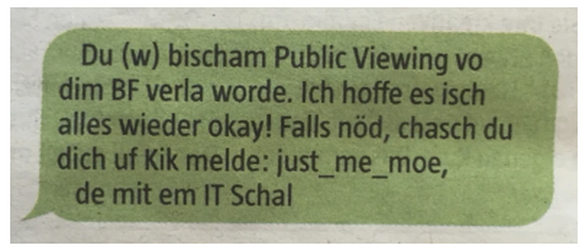 Schatzchästli Blick am Abend