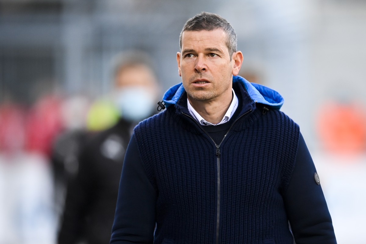 Vaduz' Cheftrainer Mario Frick im Fussball Super League Spiel zwischen dem FC Vaduz und den BSC Young Boys, am Sonntag, 24. Januar 2021, im Rheinpark Stadion in Vaduz. (KEYSTONE/Gian Ehrenzeller)