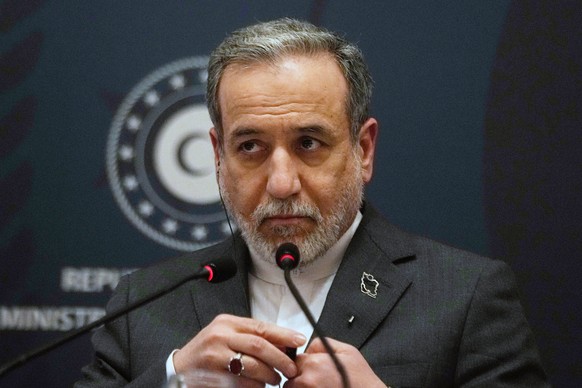 FILE - Iranian Foreign Minister Abbas Araghchi speaks to journalists during a press conference in Istanbul, Turkey, Friday, Jan. 30, 2026. (AP Photo/Khalil Hamra,File)
Abbas Araghchi
