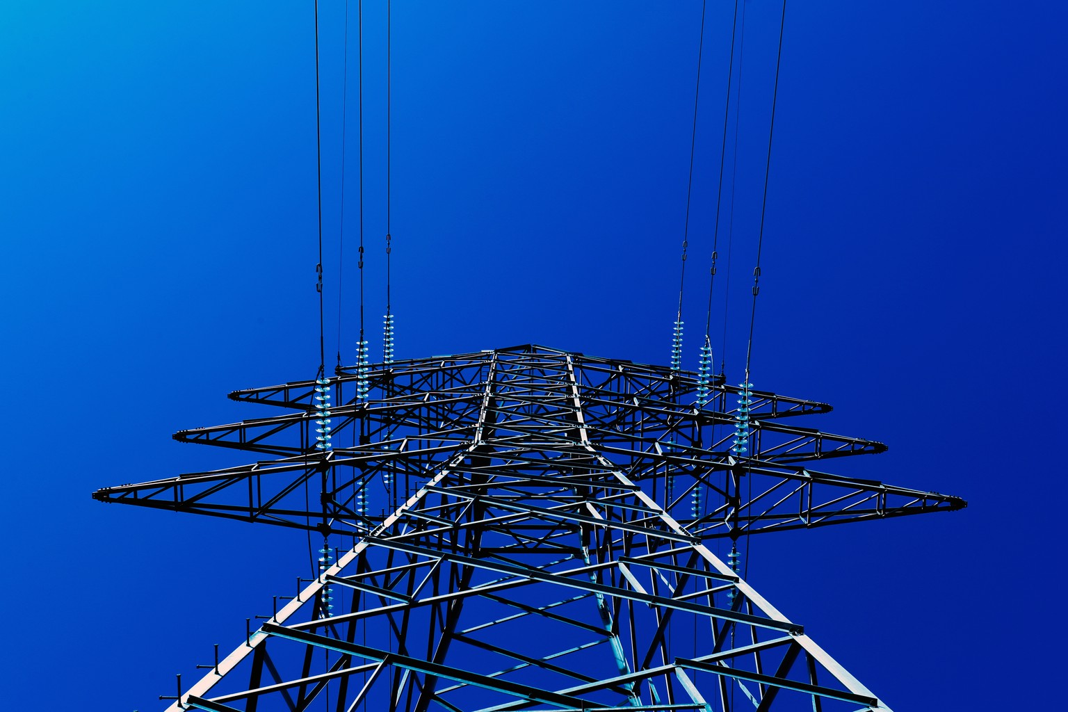 epa10146761 An electrical tower of a power station in Madrid, 30 August 2022. August will close as the month with the most expensive electricity in history in Spain, with an average market price of ov ...