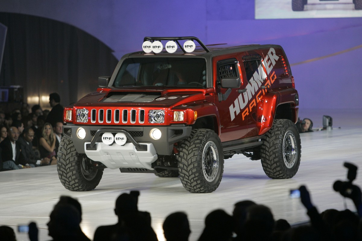 Der Hummer an der Detroit Motor Show.