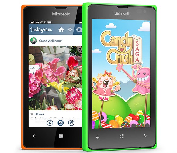 Beide neuen Lumia-Modelle gibt es in den Farben Grün, Orange, Weiss und Schwarz.