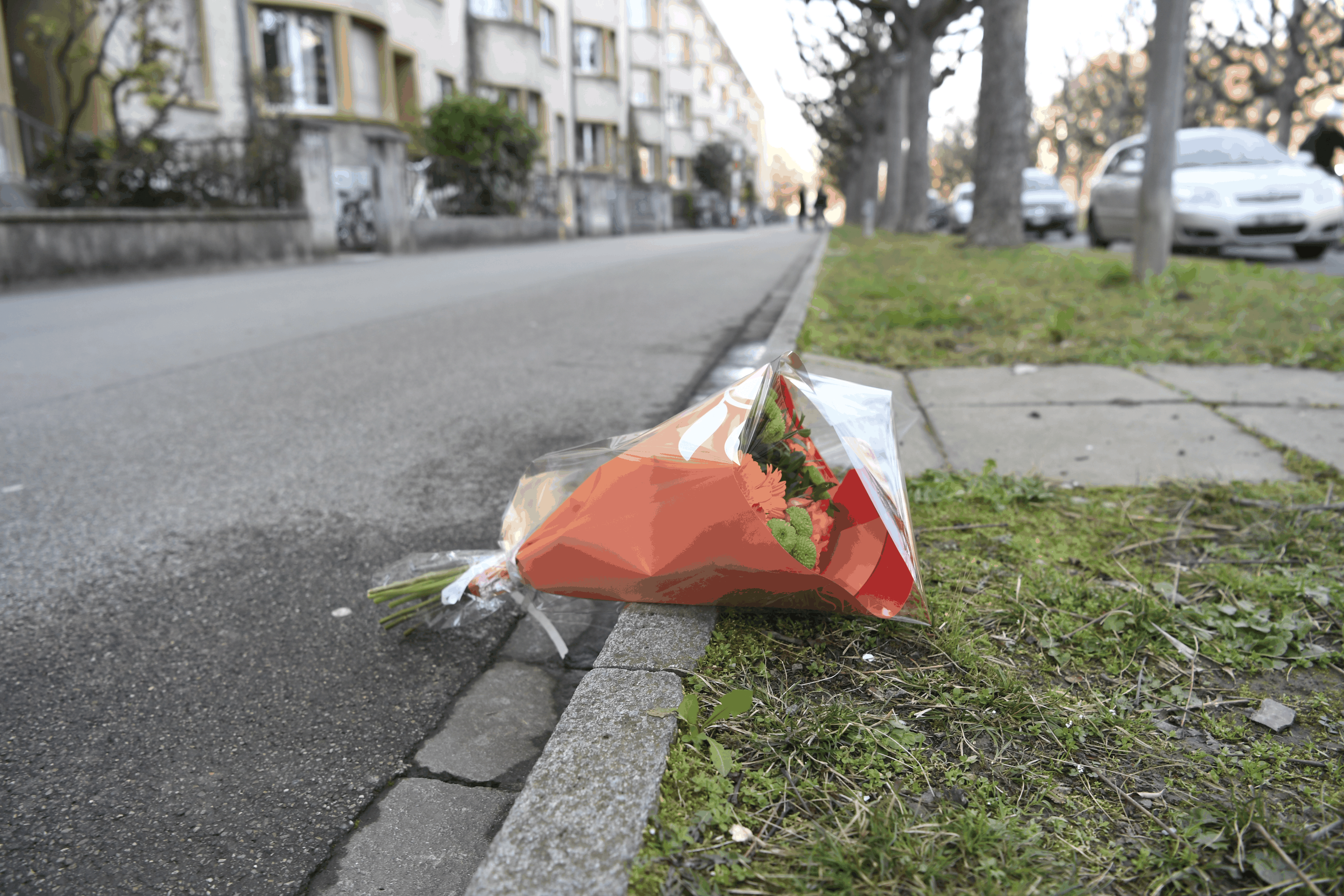 Ansicht des Tatorts, wo ein siebenjaehriger Schulbub Opfer eines Toetungsdelikts geworden ist, am Donnerstag, 21. Maerz 2019 in Basel. Mutmassliche Taeterin ist eine 75-jaehrige Frau. Sie wurde festge ...