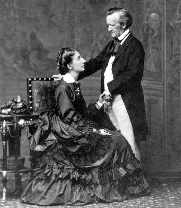 Bildnummer: 60062602 Datum: 01.01.1900 Copyright: imago/United Archives International Wagner and Cosima, 1872. kbdig 1900 hoch The Dream King compser music page 110 PUBLICATIONxINxGERxSUIxAUTxONLY