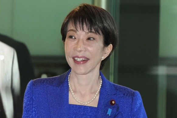Japanese Prime Minister Sanae Takaichi arrives at her office in Tokyo Friday, Jan. 23, 2026. (Keisuke Hosojima/Kyodo News via AP)
Sanae Takaichi