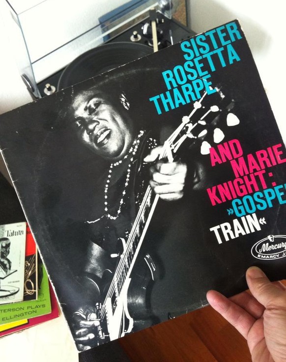 sister rosetta tharpe and marie knight gospel train LP 10 inch vinyl