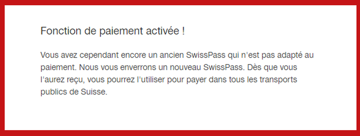 Ce petit message s'affiche si votre carte est trop ancienne.