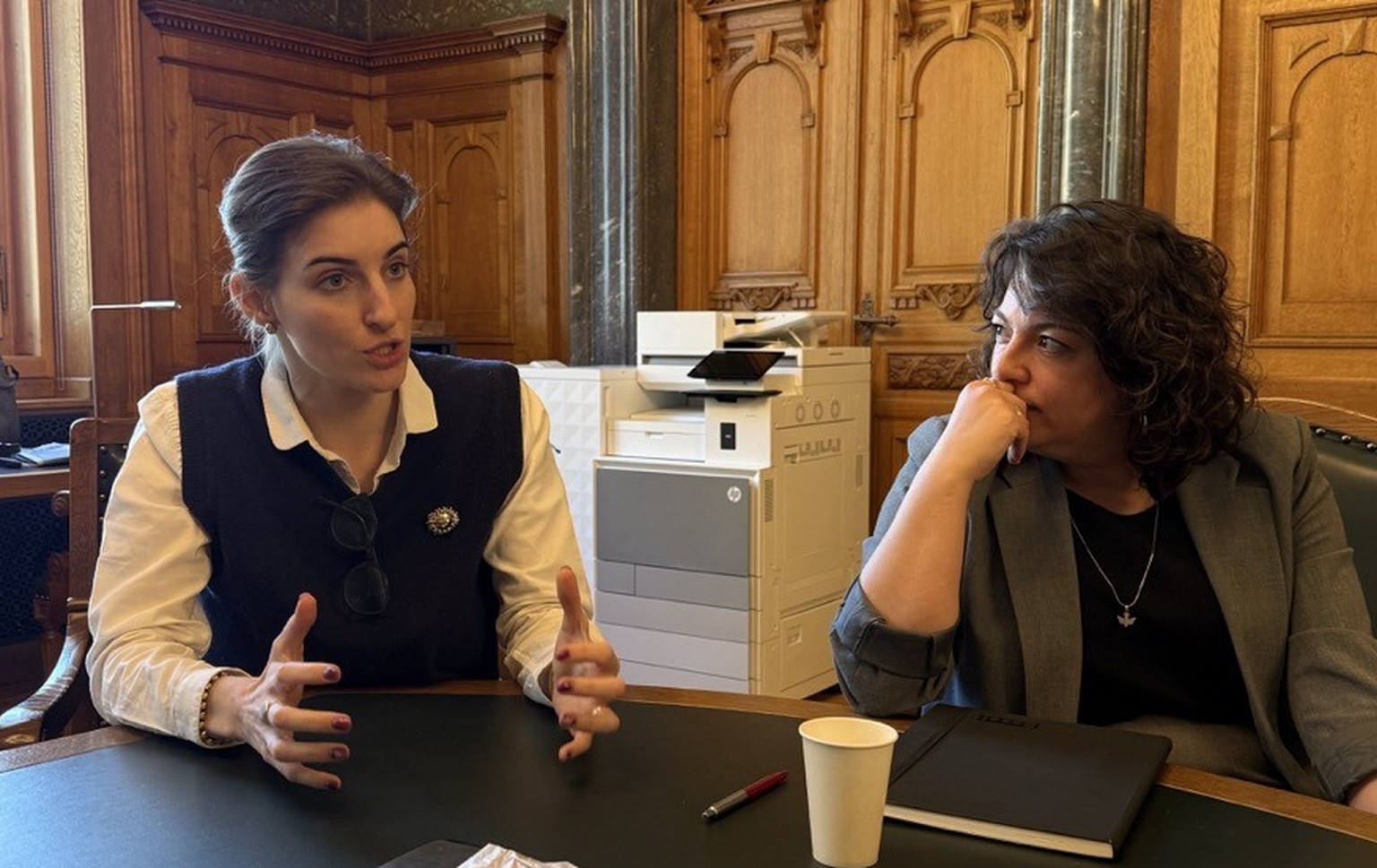 Anna Rosenwasser und Tamara Funiciello