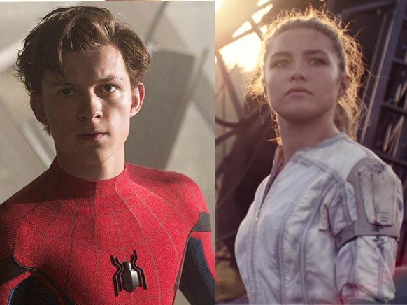 spider-man tom holland
yelena florence pugh