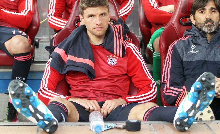 Müller war gestern in Madrid lange nur Zuschauer.<br data-editable="remove">