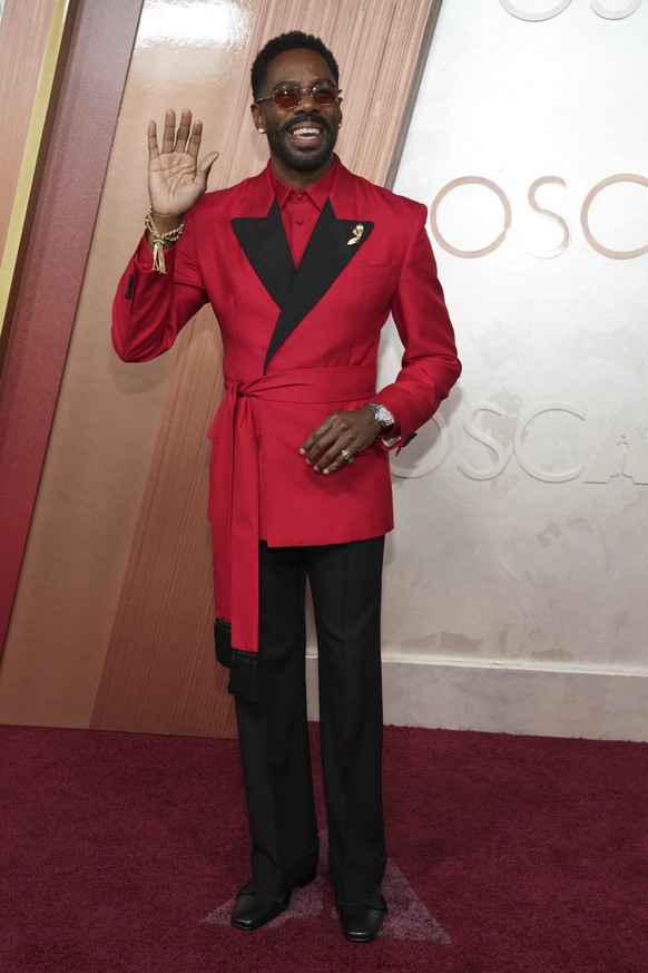 Colman Domingo arrives at the Oscars on Sunday, March 2, 2025, at the Dolby Theatre in Los Angeles. (Photo by Jordan Strauss/Invision/AP)
Colman Domingo