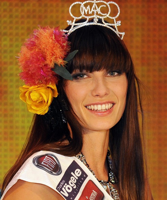 Ena Kadic nach ihrer Krönung zur Miss Österreich 2013.