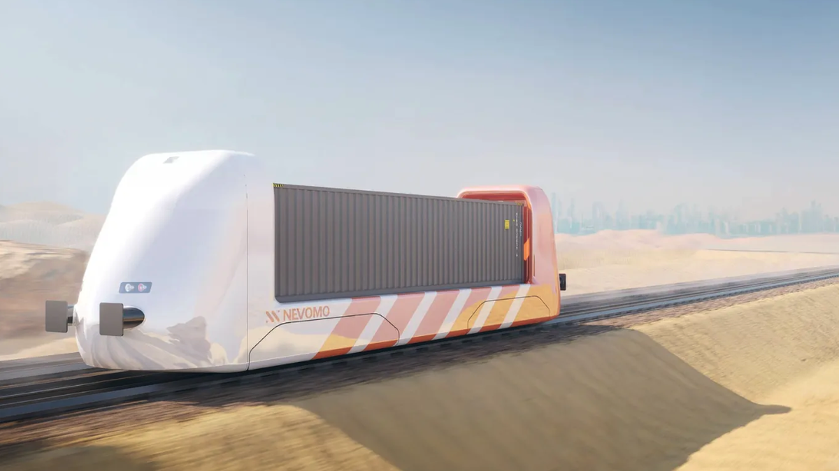 Schweben mit 550 km/h: Der neue Hochgeschwindigkeitszug «MagRail» aus Polen.