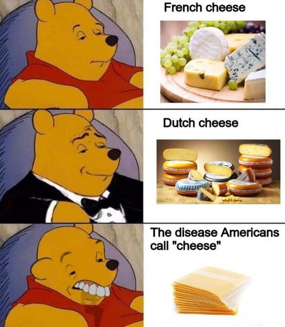 Und sowieso: Wo ist der Schweizer Käse hier? HÄ?