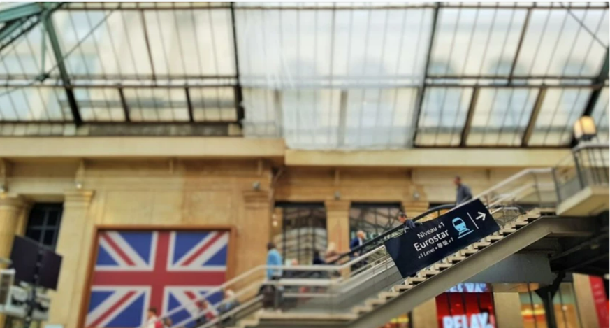 Zum Eurostar am Gare du Nord