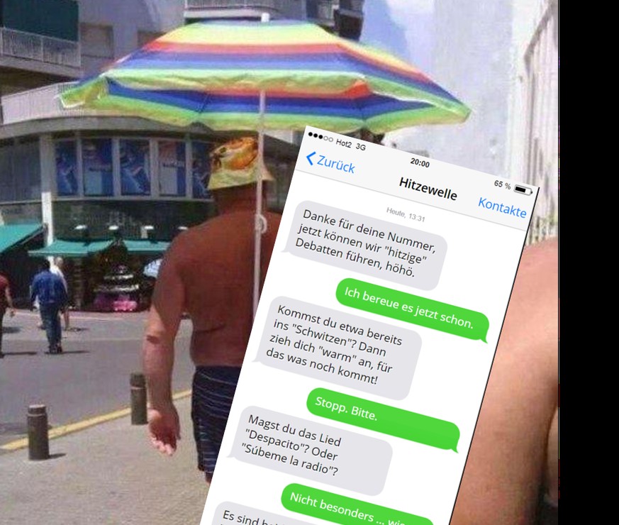 «Altä, chill mal» – 9 SMS-Konversationen mit der momentanen Hitzewelle