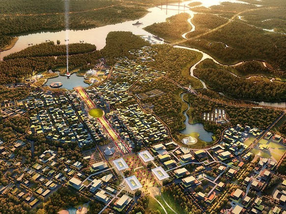 Die Kosten für die Verlegung der Hauptstadt werden auf 35 Milliarden geschätzt.