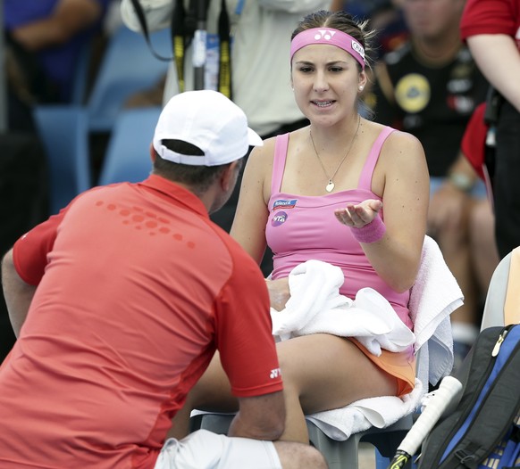 Hadert: Belinda Bencic hat fürs Australian Open Lospech.